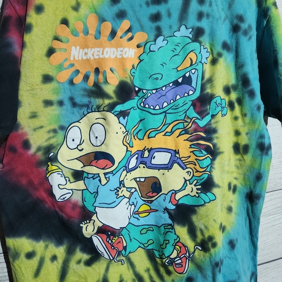 Nickelodeon Tie Dye Rugrats Tee, Size M - Picture 2 of 5
